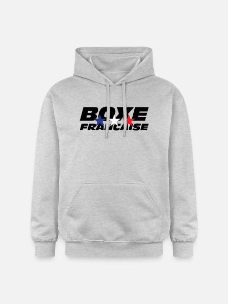 Boxe Francaise - Sweat à capuche Softstyle® Gildan Unisexe - gris clair chiné