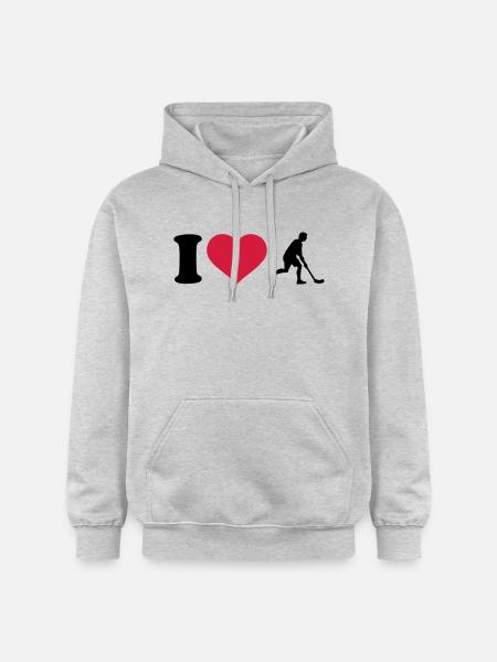 Floorball - Gildan Unisex Softstyle® Midweight Hoodie - Hellgrau meliert