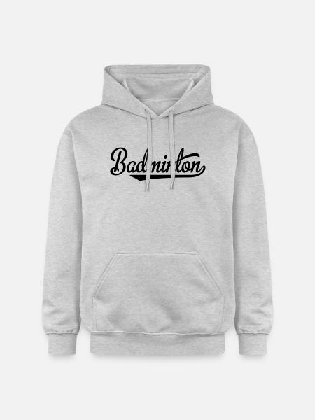 Badminton - Gildan Unisex Softstyle® Midweight Hoodie - Hellgrau meliert