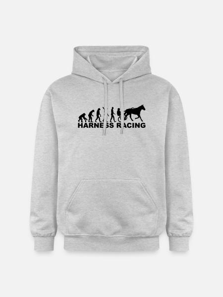 Evolution harness racing - Gildan Unisex Softstyle® Midweight Hoodie - light heather grey