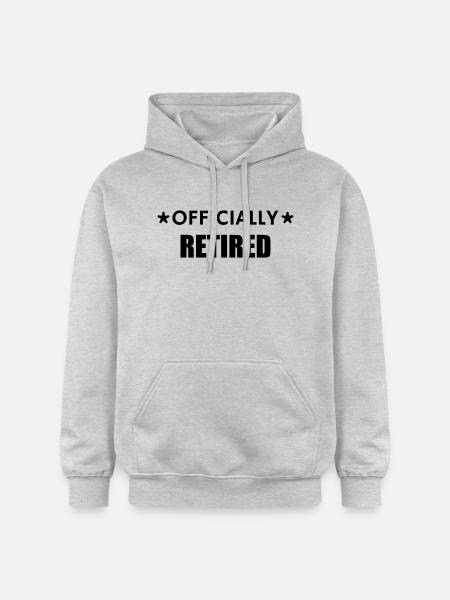 Retirement Retired Ruhestand Retraite Retraitée - Gildan Unisex Softstyle® Midweight Hoodie - light heather grey