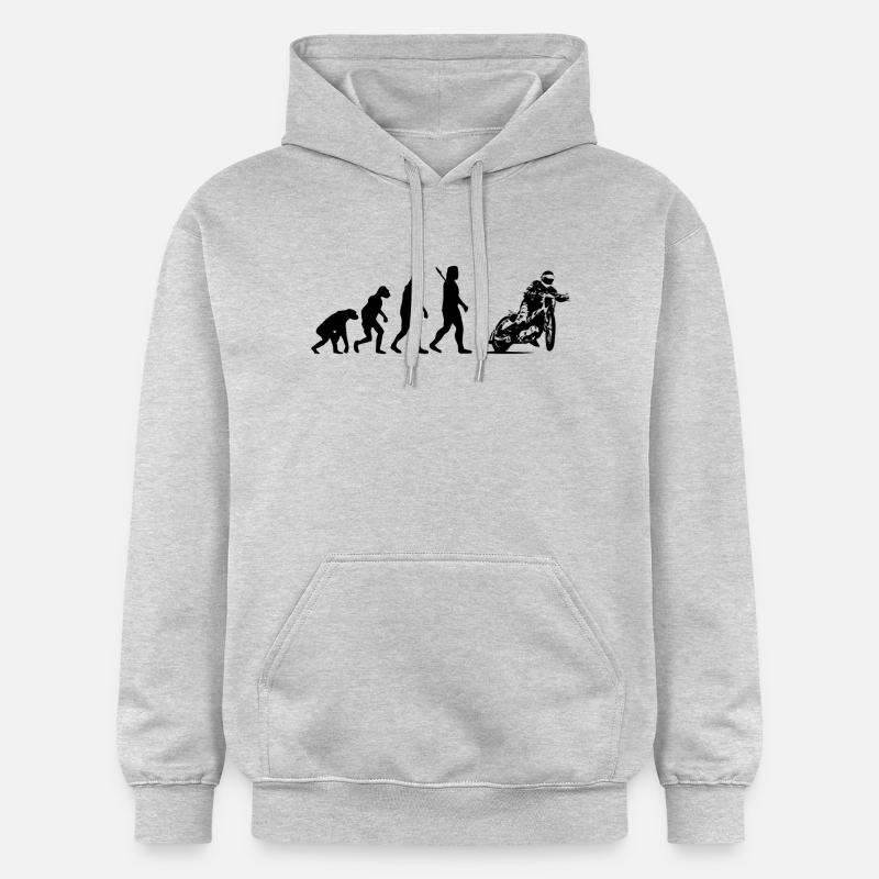 Speedway - Sweat à capuche Softstyle® Gildan Unisexe - gris clair chiné