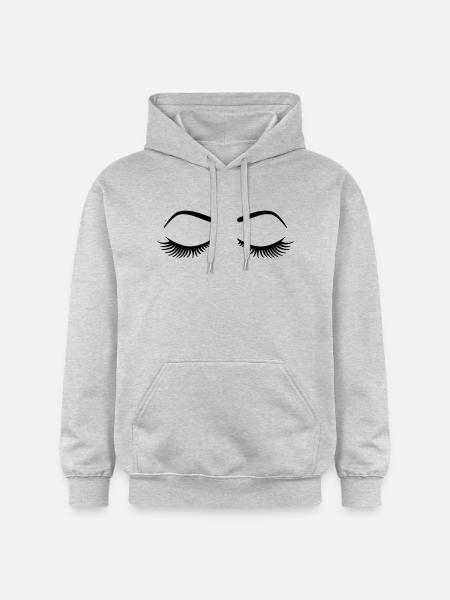Eyelashes - Gildan Unisex Softstyle® Midweight Hoodie - light heather grey
