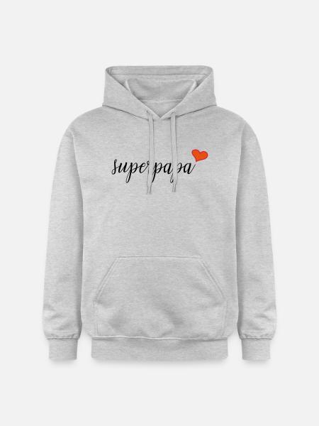 Super dad - Gildan Unisex Softstyle® Midweight Hoodie - light heather grey