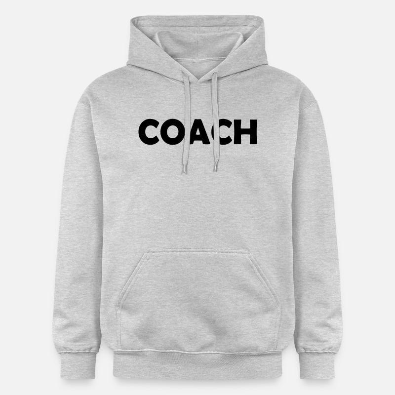 Coach - Sweat à capuche Softstyle® Gildan Unisexe - gris clair chiné
