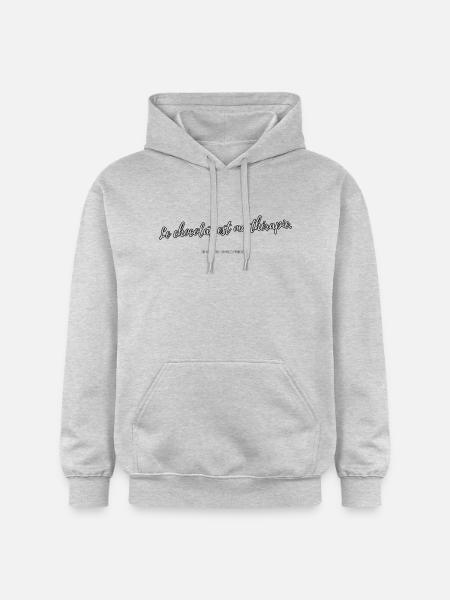 Chocolate Therapy - Gildan Unisex Softstyle® Midweight Hoodie - light heather grey