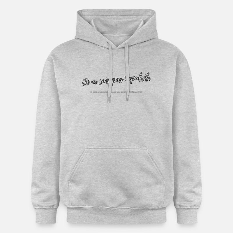 Impulsif - Sweat à capuche Softstyle® Gildan Unisexe - gris clair chiné