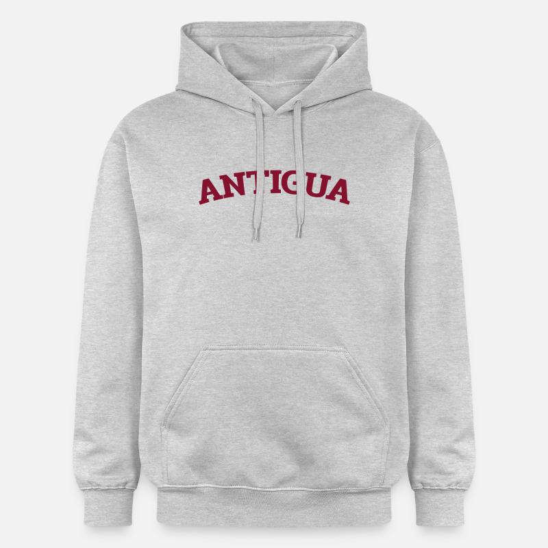 Antigua-et-Barbuda - St John’s - Antilles - Sweat à capuche Softstyle® Gildan Unisexe - gris clair chiné