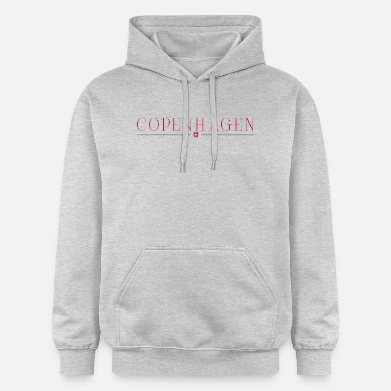 T-shirt de style Copenhague - Sweat à capuche Softstyle® Gildan Unisexe - gris clair chiné