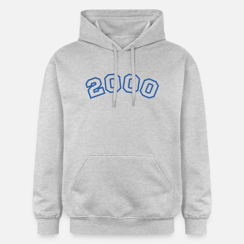 2000 bleu sport - Sweat à capuche Softstyle® Gildan Unisexe - gris clair chiné