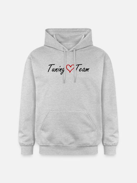 Tuning Team Herz - Gildan Unisex Softstyle® Midweight Hoodie - Hellgrau meliert