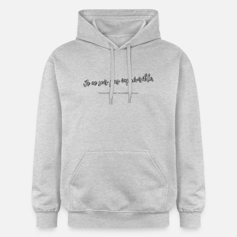 Imprévisible - Sweat à capuche Softstyle® Gildan Unisexe - gris clair chiné