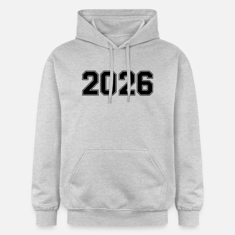 2026 - Sweat à capuche Softstyle® Gildan Unisexe - gris clair chiné