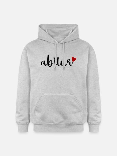 Abitur - Gildan Unisex Softstyle® Midweight Hoodie - Hellgrau meliert