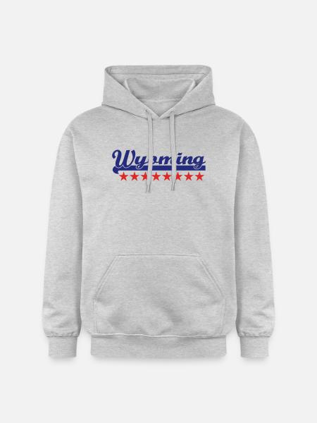 Wyoming - Sweat à capuche Softstyle® Gildan Unisexe - gris clair chiné