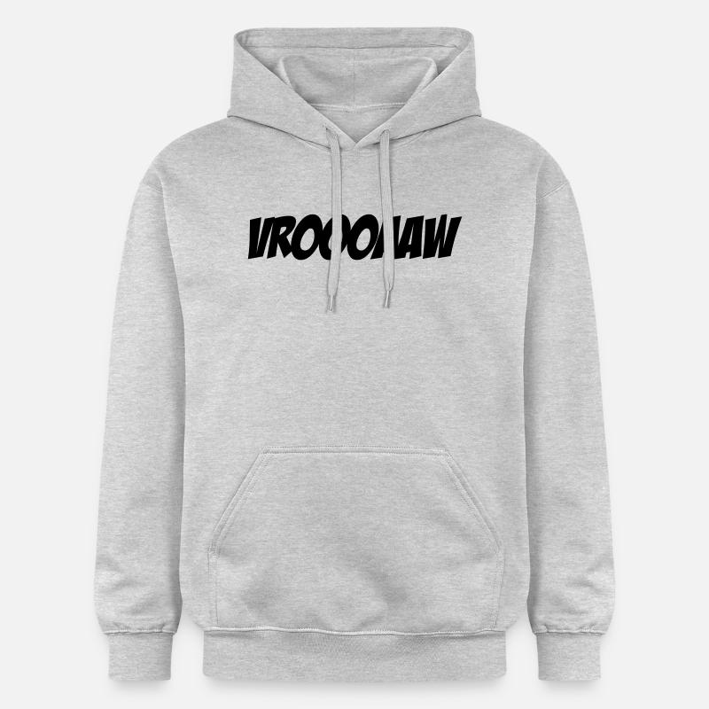 Vroooaaw - Sweat à capuche Softstyle® Gildan Unisexe - gris clair chiné