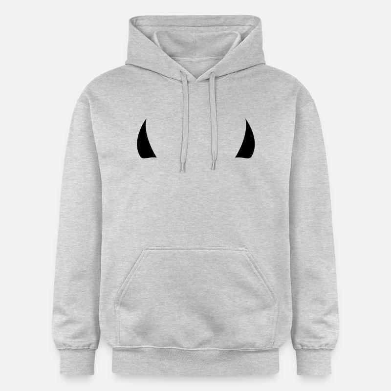 devil horns - Sweat à capuche Softstyle® Gildan Unisexe - gris clair chiné
