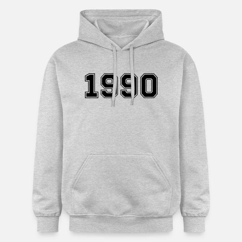 1990 - Sweat à capuche Softstyle® Gildan Unisexe - gris clair chiné