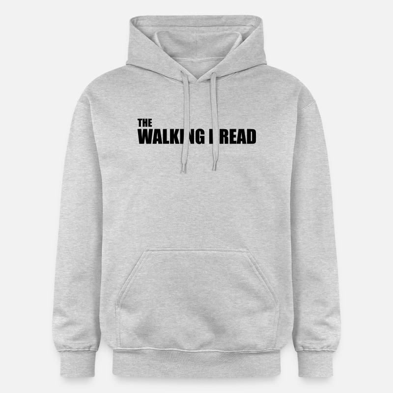 La peur de la marche - Sweat à capuche Softstyle® Gildan Unisexe - gris clair chiné