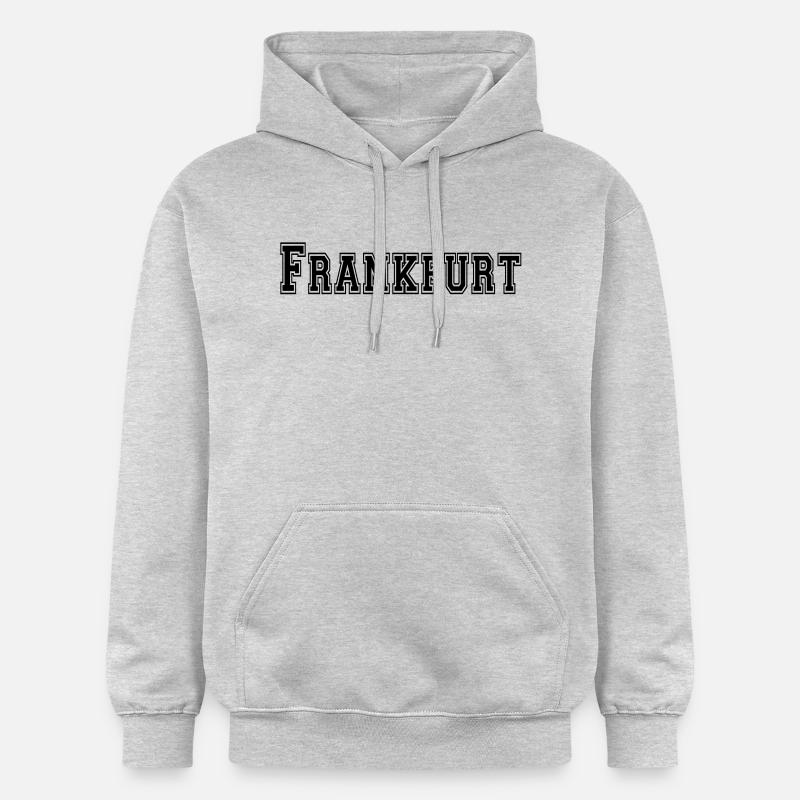 Francfort - Sweat à capuche Softstyle® Gildan Unisexe - gris clair chiné