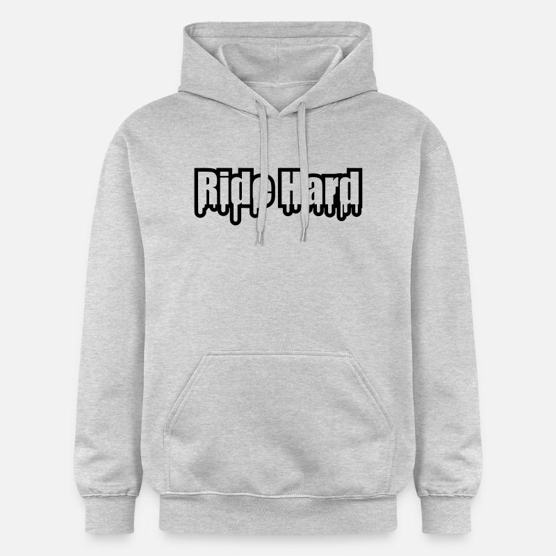 Ride Hard Graffiti - Sweat à capuche Softstyle® Gildan Unisexe - gris clair chiné