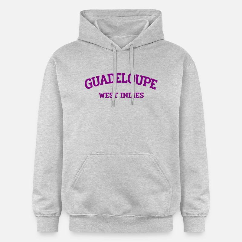 Guadeloupe - Point-à-Pitre - Caraïbes - Antilles - Sweat à capuche Softstyle® Gildan Unisexe - gris clair chiné