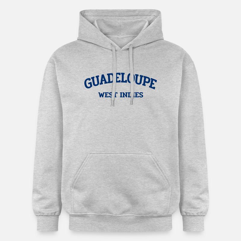 Guadeloupe - Point-à-Pitre - Caraïbes - Antilles - Sweat à capuche Softstyle® Gildan Unisexe - gris clair chiné
