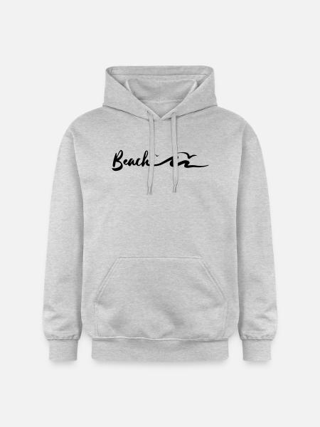 Beach Lifestyle - Gildan Unisex Softstyle® Midweight Hoodie - Hellgrau meliert