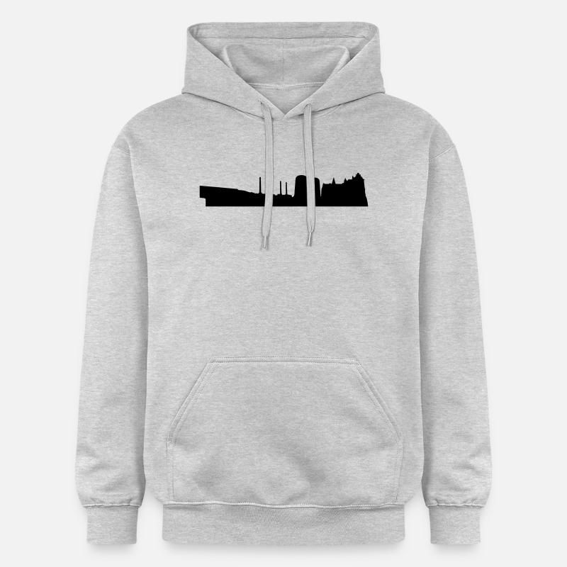 Wolfsburg Skyline - Sweat à capuche Softstyle® Gildan Unisexe - gris clair chiné