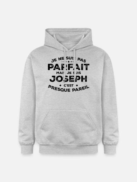 Joosef Etunimi, asenne Huumori Joosef - Gildan Unisex Softstyle® Midweight huppari - meleerattu vaaleanharmaa