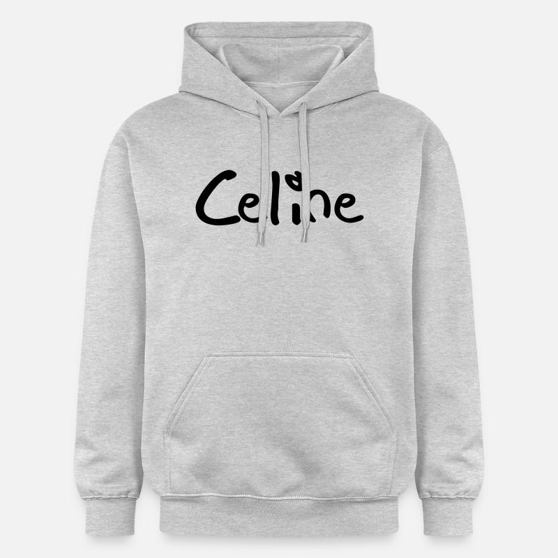 celine - Sweat à capuche Softstyle® Gildan Unisexe - gris clair chiné