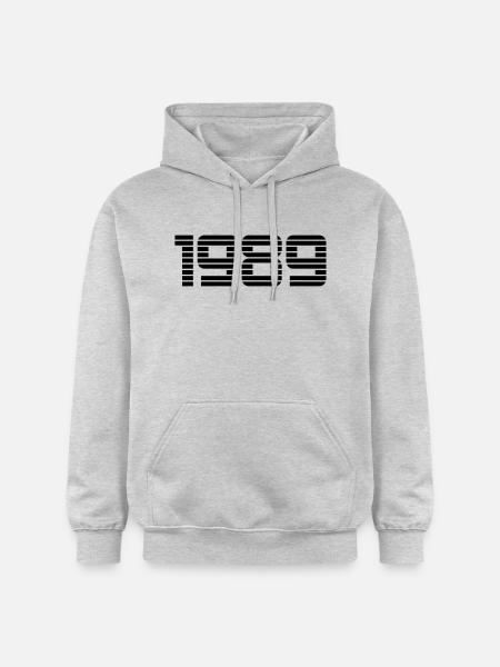 1989 - Gildan Unisex Softstyle® Midweight Hoodie - Hellgrau meliert