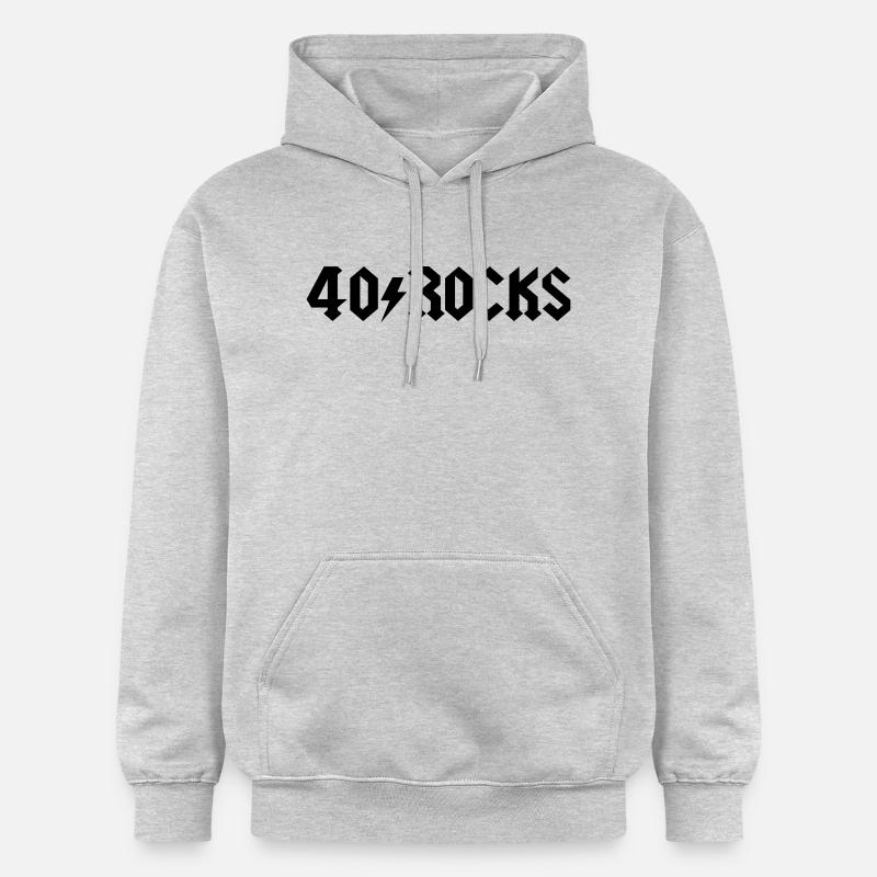 40 - Sweat à capuche Softstyle® Gildan Unisexe - gris clair chiné