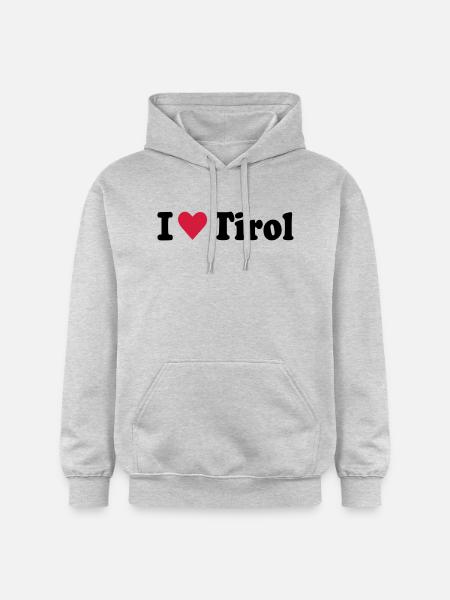 Tirol - Gildan Unisex Softstyle® Midweight Hoodie - Hellgrau meliert