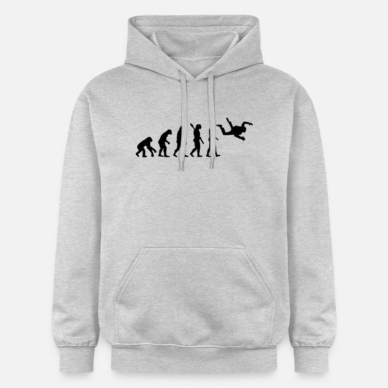 Evolution Skydiving - Sweat à capuche Softstyle® Gildan Unisexe - gris clair chiné