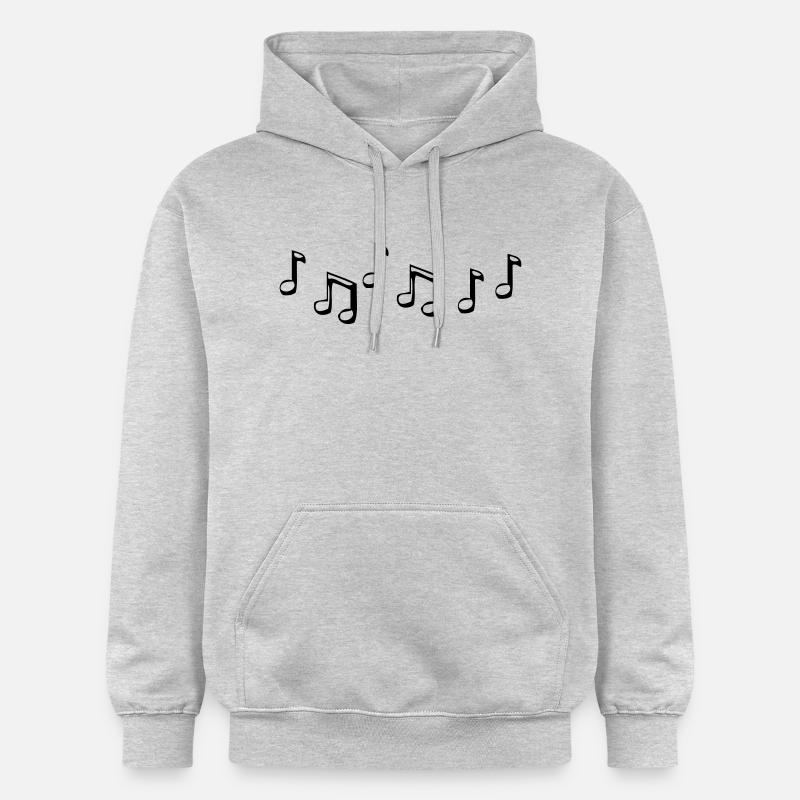 musiknoten - Sweat à capuche Softstyle® Gildan Unisexe - gris clair chiné