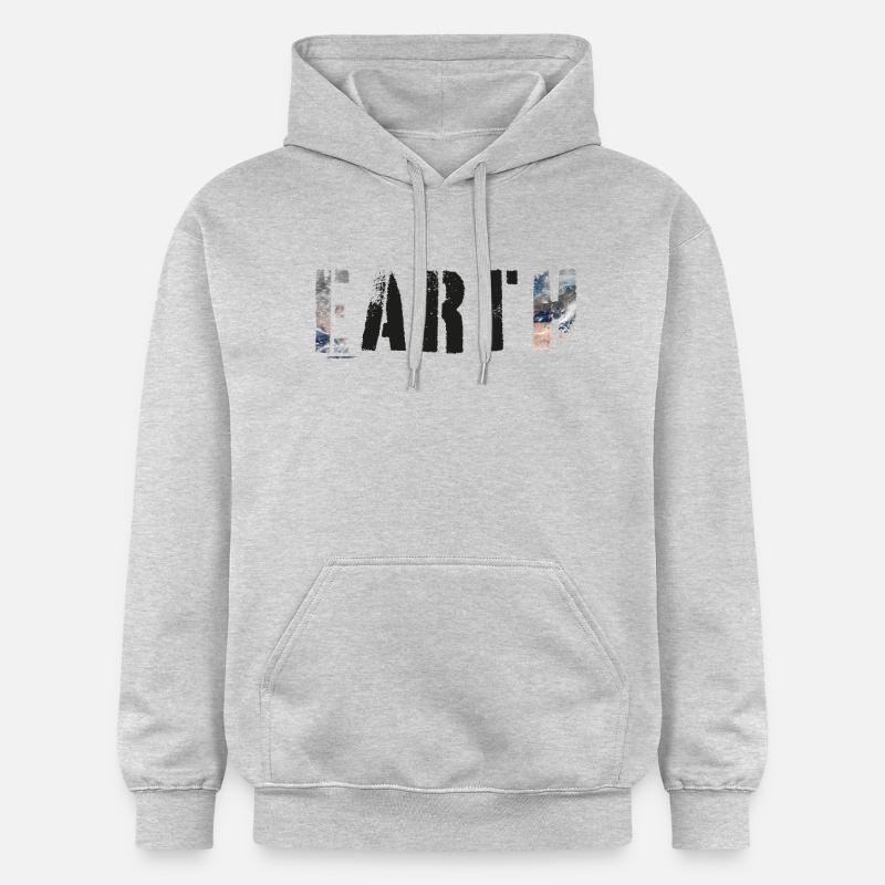 ART DE LA TERRE - Sweat à capuche Softstyle® Gildan Unisexe - gris clair chiné