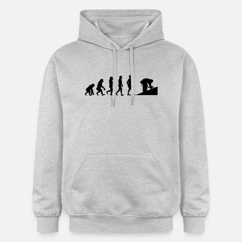 Couvreurs: Evolution des Couvreur de - Sweat à capuche Softstyle® Gildan Unisexe - gris clair chiné