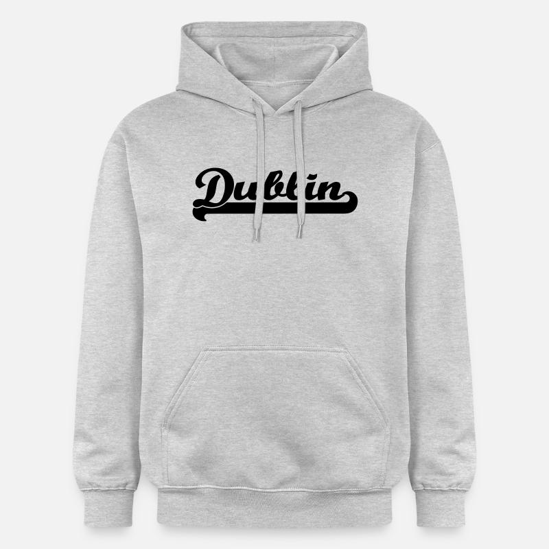 écrit dublin - Sweat à capuche Softstyle® Gildan Unisexe - gris clair chiné
