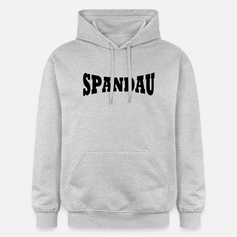 Spandau lettrage - Sweat à capuche Softstyle® Gildan Unisexe - gris clair chiné