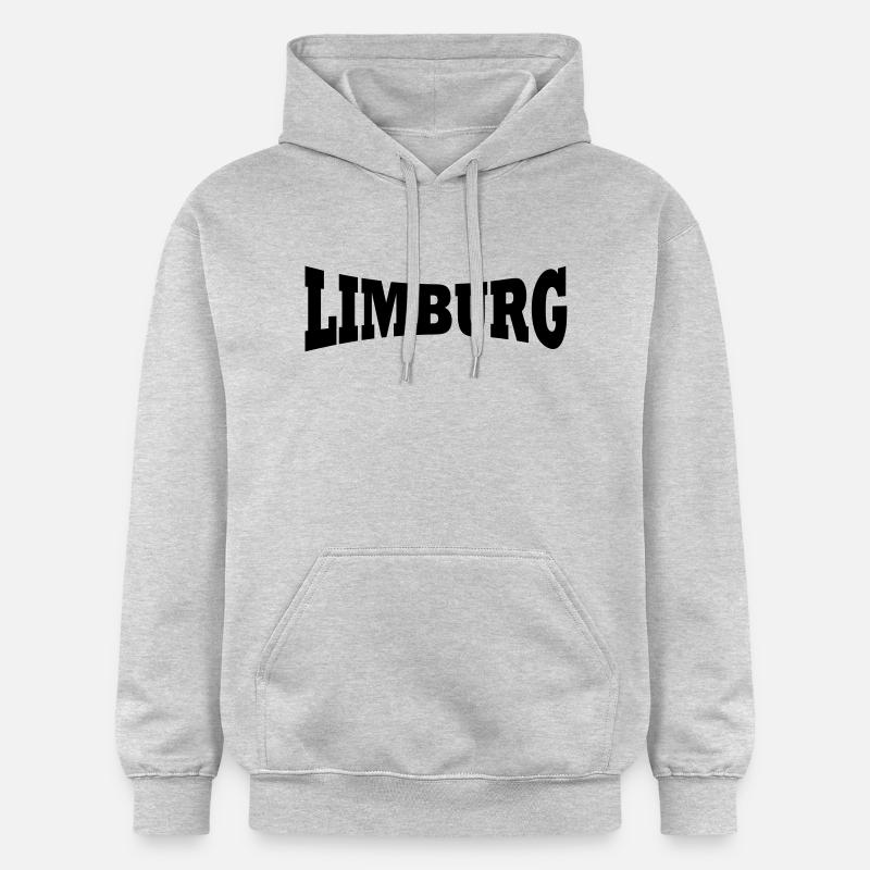 Limbourg - Sweat à capuche Softstyle® Gildan Unisexe - gris clair chiné
