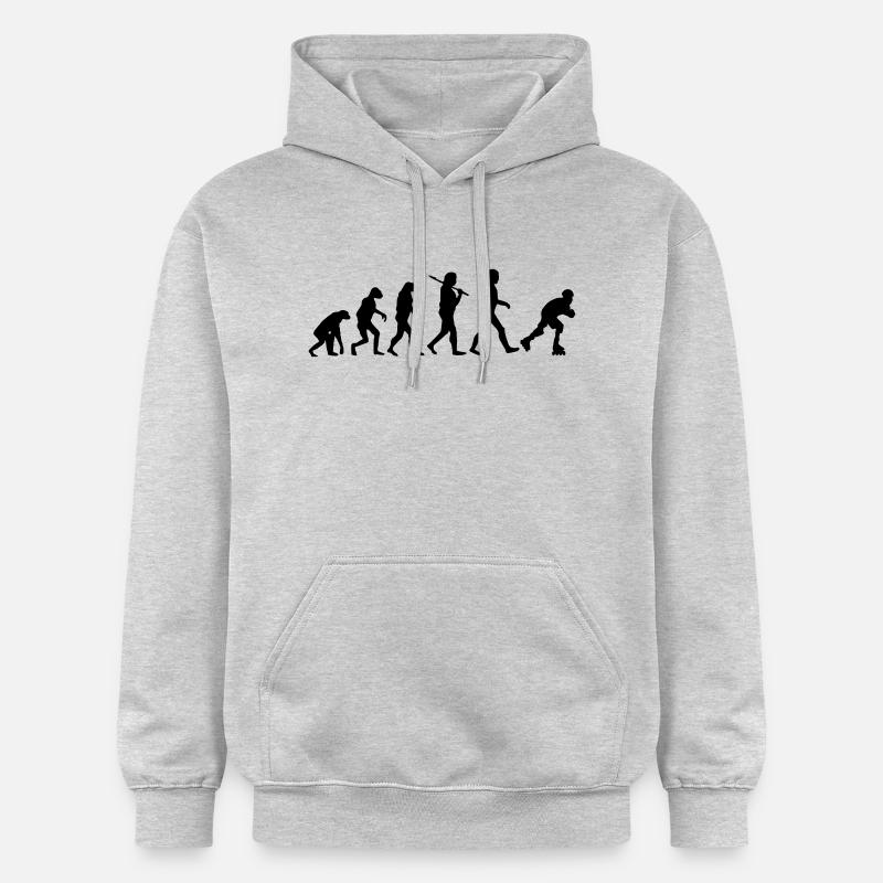 evolution rollerblades - Gildan Unisex Softstyle® Midweight Hoodie - Hellgrau meliert