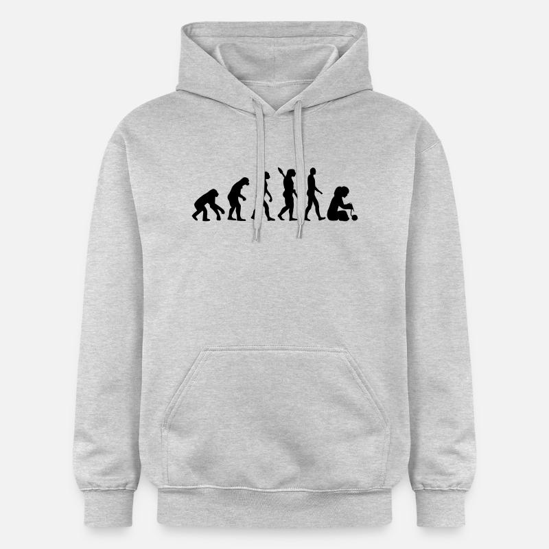 Evolution Tricoter - Sweat à capuche Softstyle® Gildan Unisexe - gris clair chiné