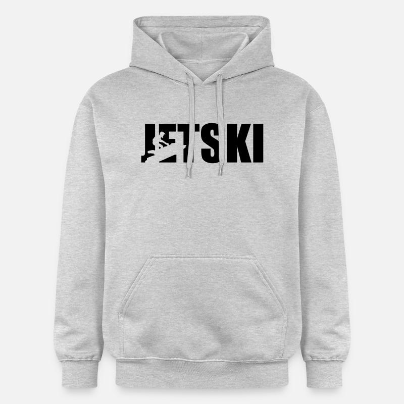 Jetski - Sweat à capuche Softstyle® Gildan Unisexe - gris clair chiné