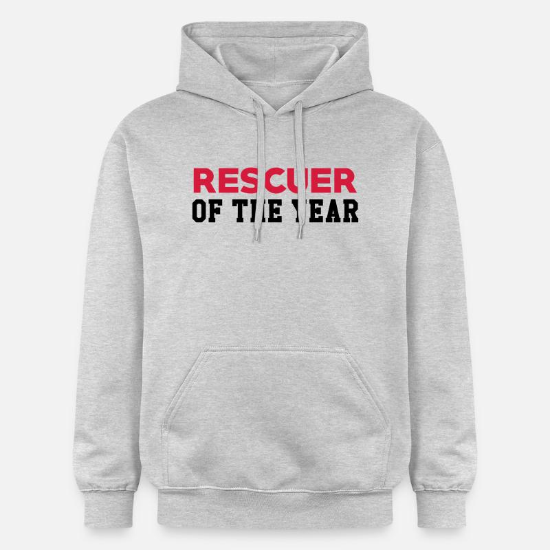 Secourisme / Secouriste / Secours / Secourir - Sweat à capuche Softstyle® Gildan Unisexe - gris clair chiné
