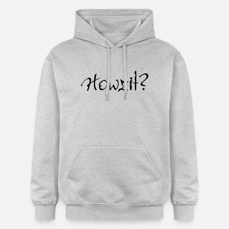 Howzit? - Sweat à capuche Softstyle® Gildan Unisexe - gris clair chiné