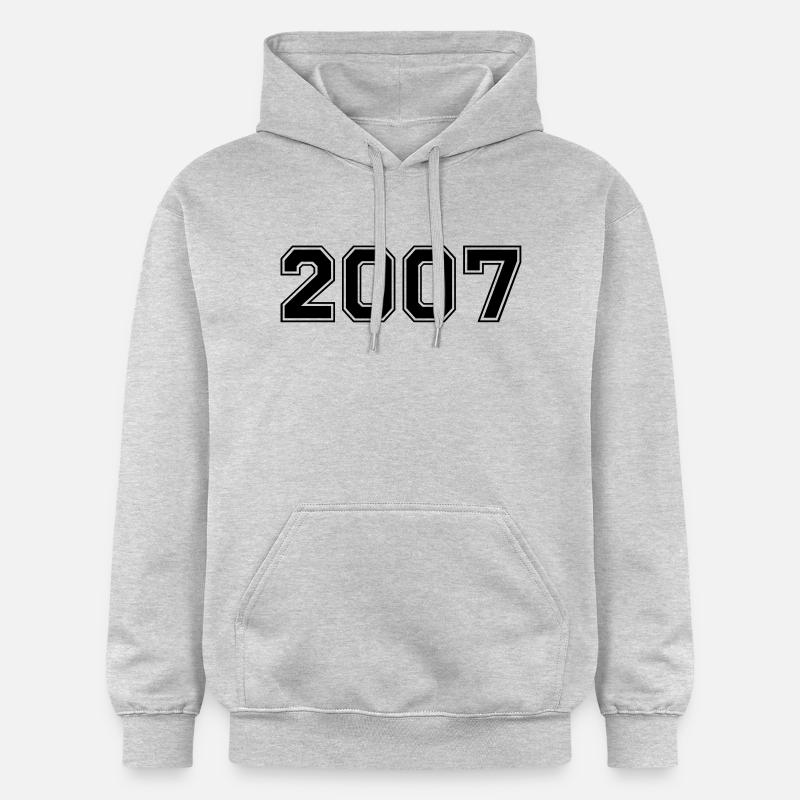 2007 - Sweat à capuche Softstyle® Gildan Unisexe - gris clair chiné