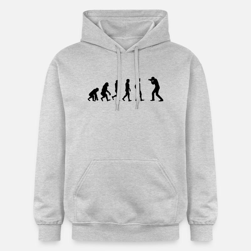 Evolution Photographe - Sweat à capuche Softstyle® Gildan Unisexe - gris clair chiné