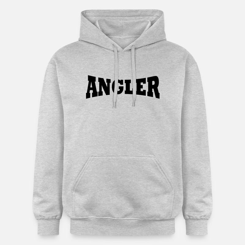 Les pêcheurs logo - Sweat à capuche Softstyle® Gildan Unisexe - gris clair chiné
