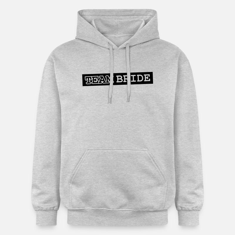 Team Bride Design - Sweat à capuche Softstyle® Gildan Unisexe - gris clair chiné